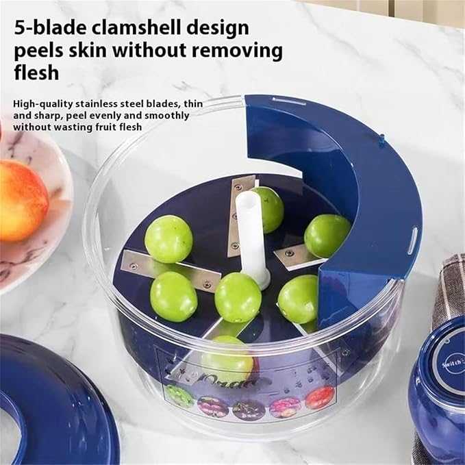 Fruit and vegetable peeler full product view